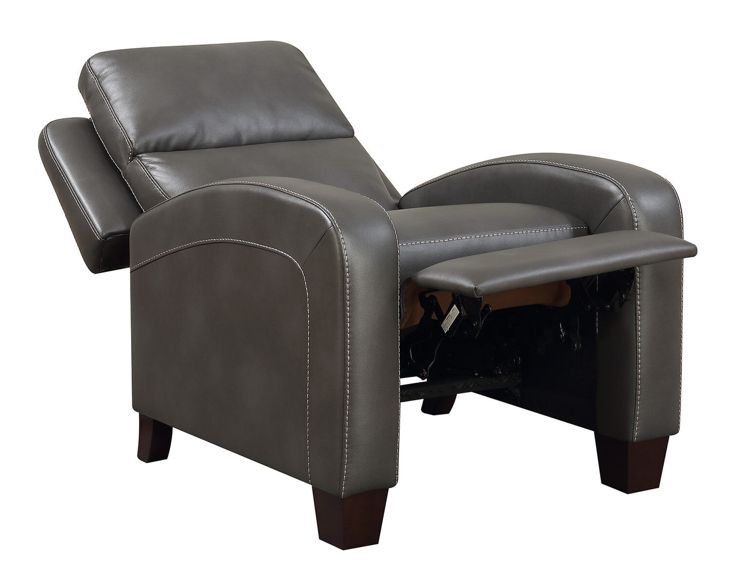 WEEKLY or MONTHLY. Boss Connor Press Back Recliner in Brown