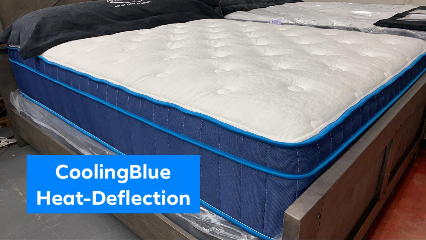 WEEKLY or MONTHLY. Elsa Snow Cooling Blue Queen Mattress