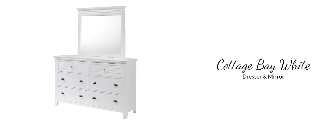 WEEKLY or MONTHLY. Cottage Bay White Bedroom Set