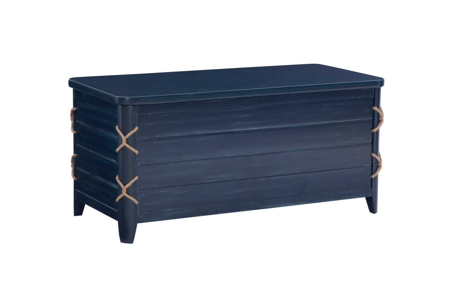 Hattice Navy Blue Storage Bench or Chest