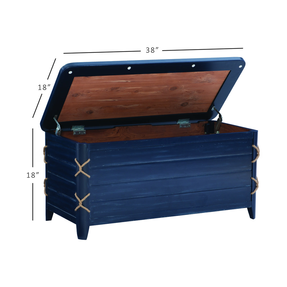 Navy blue blanket discount box