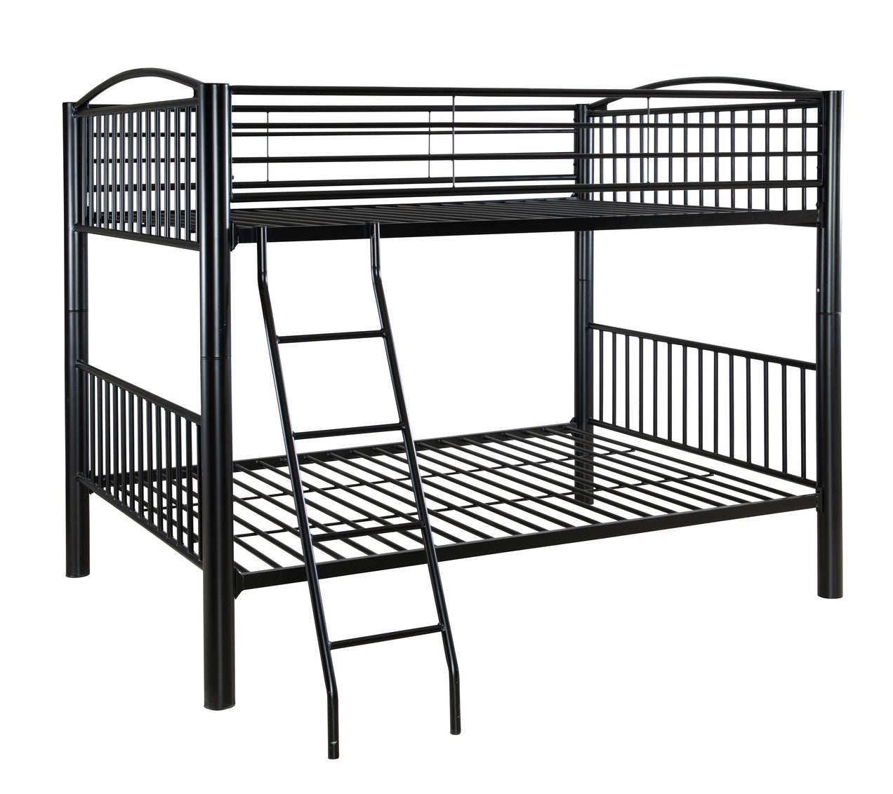 WEEKLY or MONTHLY. Bryson Black Full over Full Metal Bunk Bed