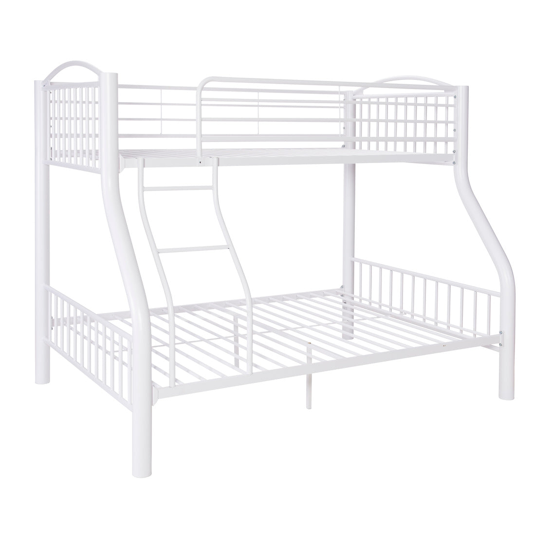 WEEKLY or MONTHLY. Bryson White Twin over Full Metal Bunk Bed
