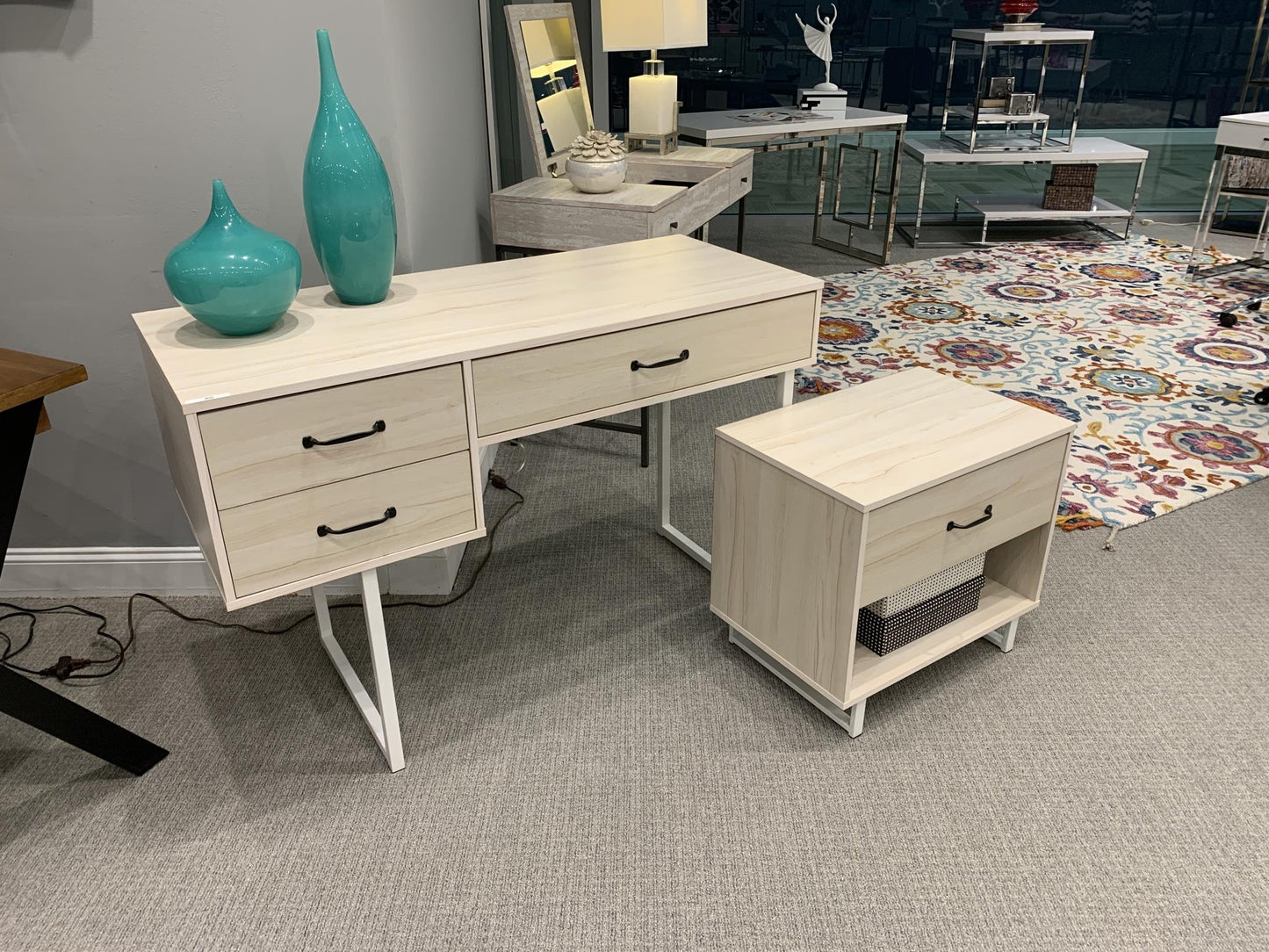 WEEKLY or MONTHLY. Gracy Desk and Side Table