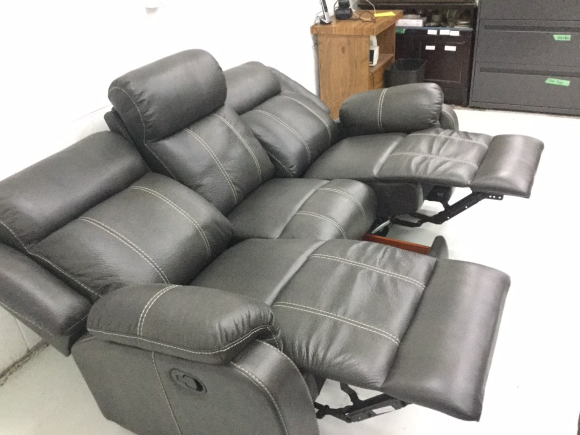 WEEKLY or MONTHLY. Fully Modular Charcoal Comfort Reclining Sectional