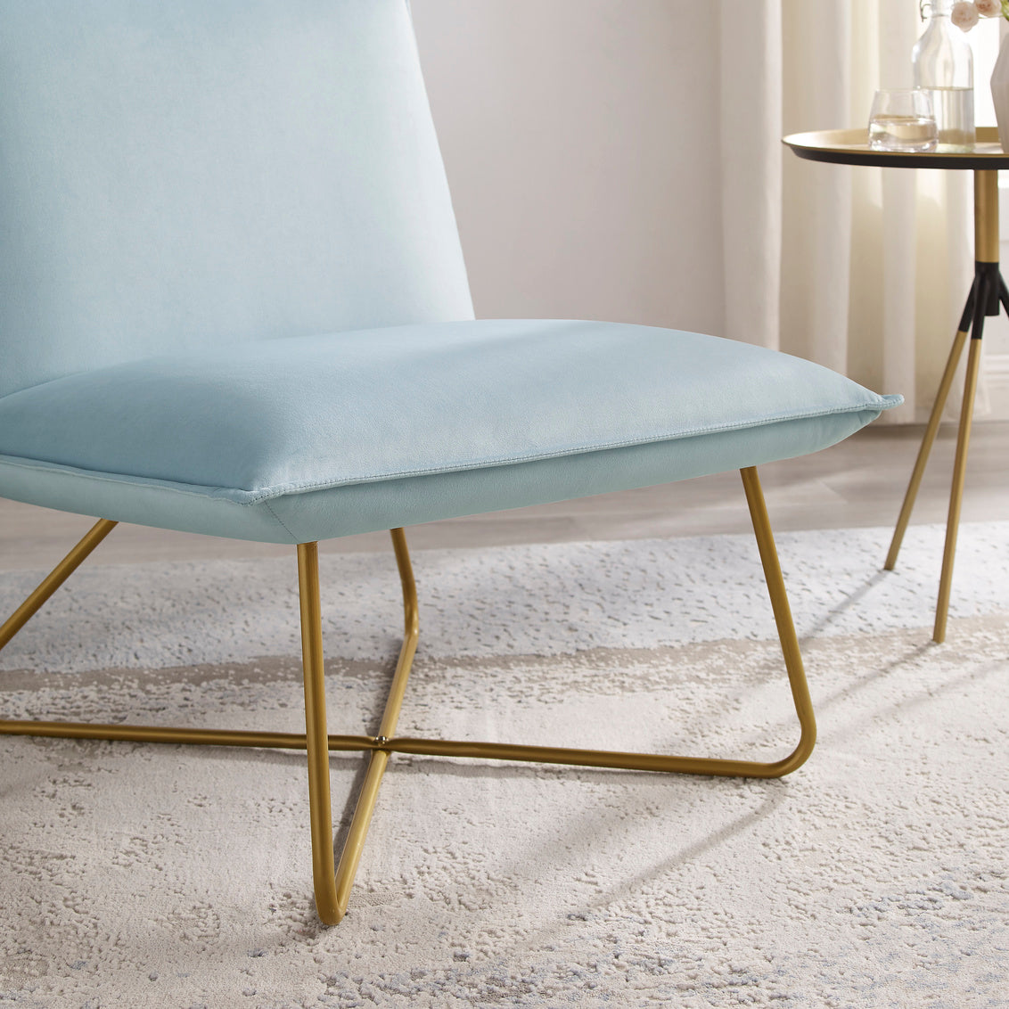 Light turquoise accent online chair