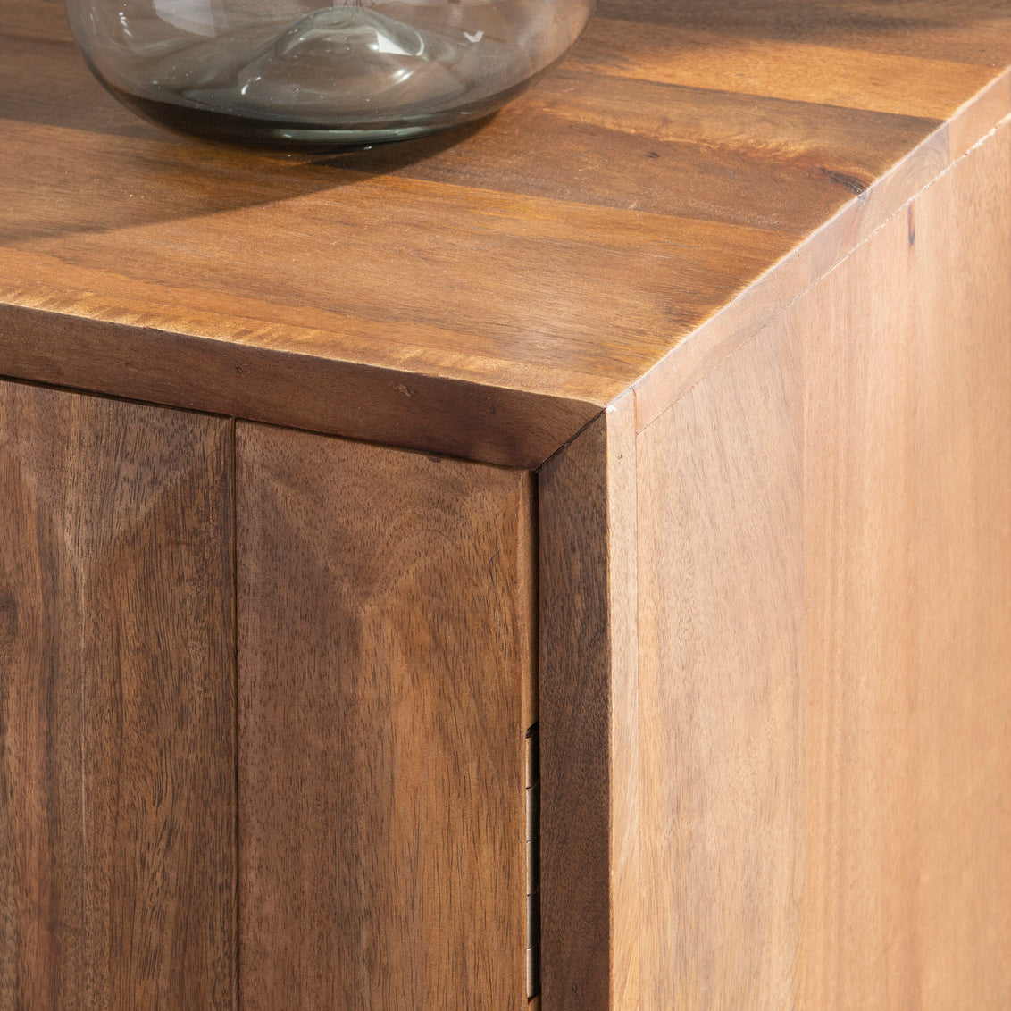 WEEKLY or MONTHLY. Keyla  Wood Brown Cabinet