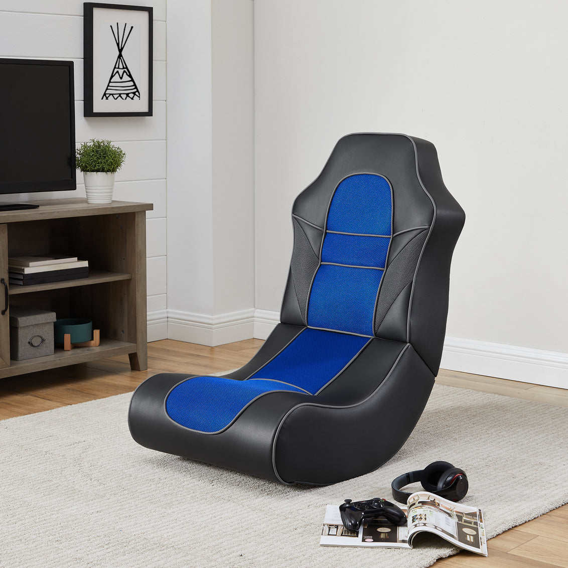 Green rocker gaming discount chair