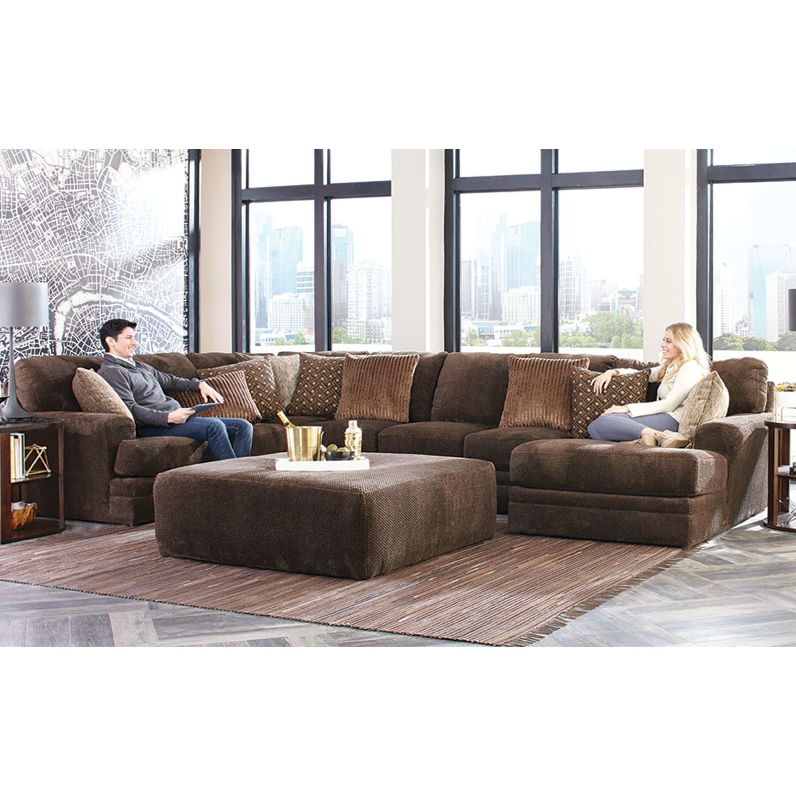 Mammoth 5 piece sectional deals with laf and raf chaise