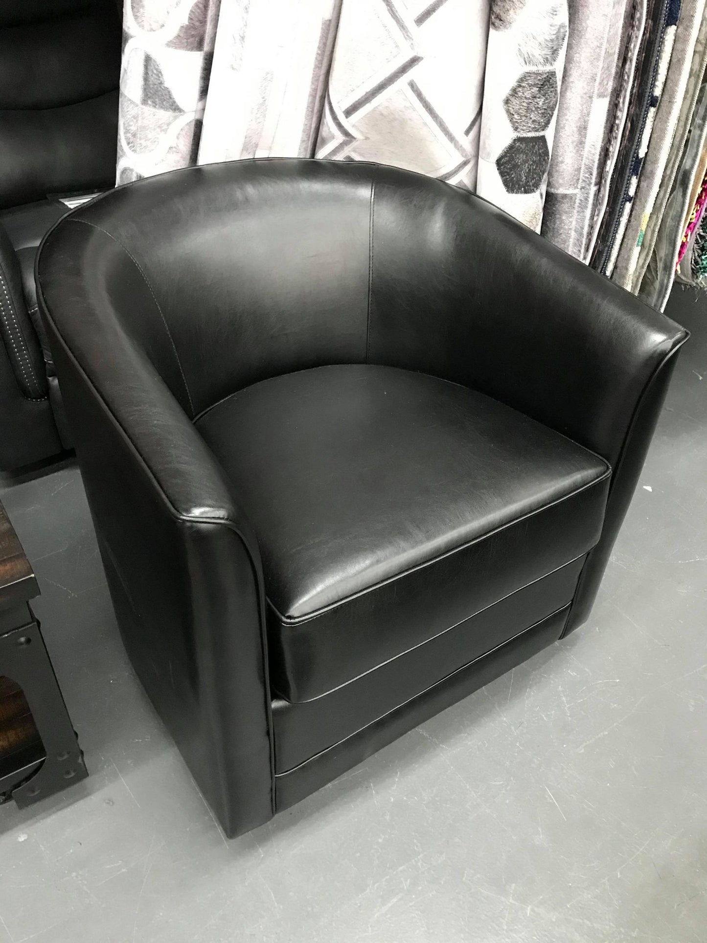 Milo Dark Brown Cupback Swivel Chair