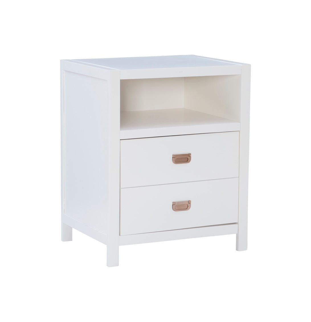 Peggy White Side Table