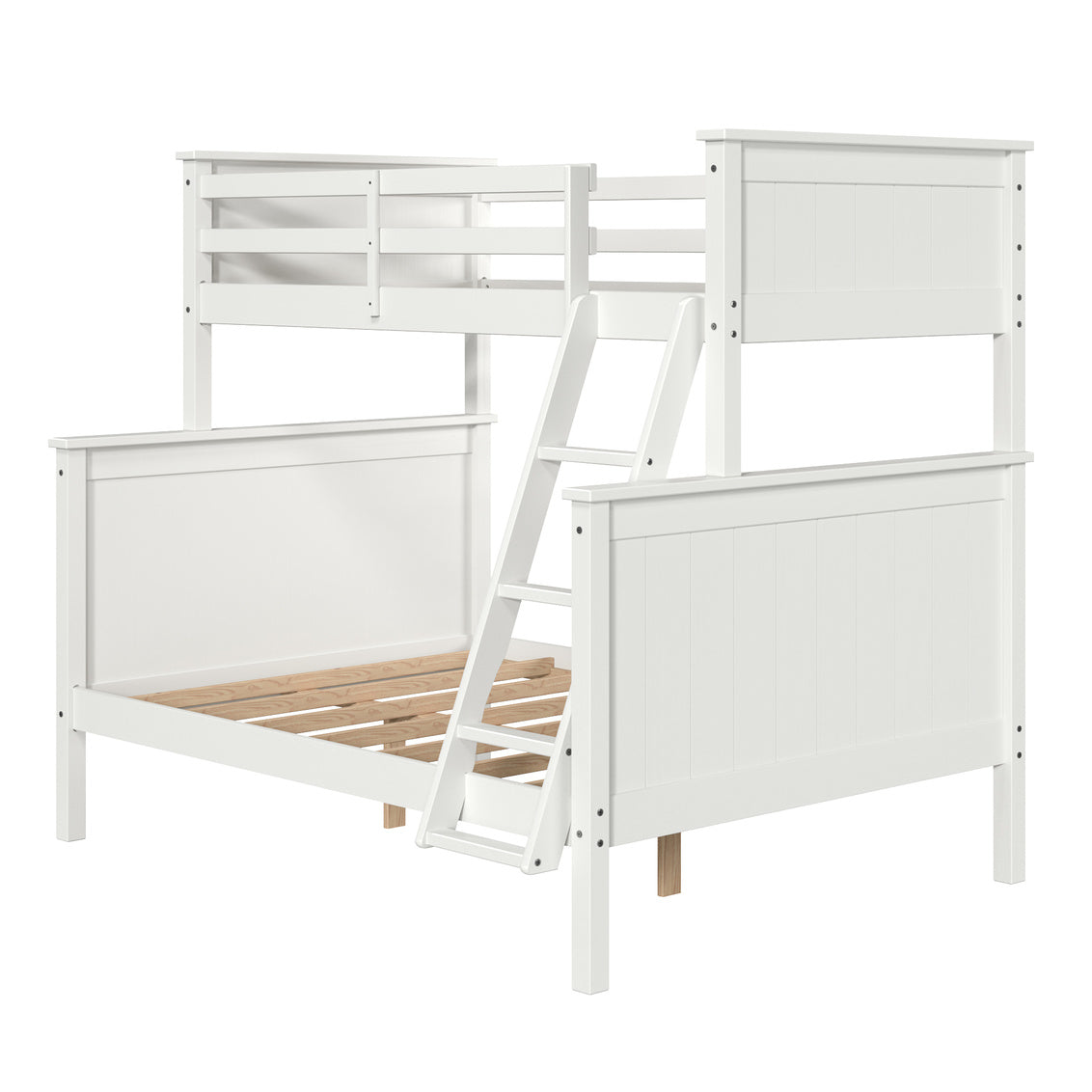 WEEKLY or MONTHLY. Peyton White Twin over Full Bunk Bed