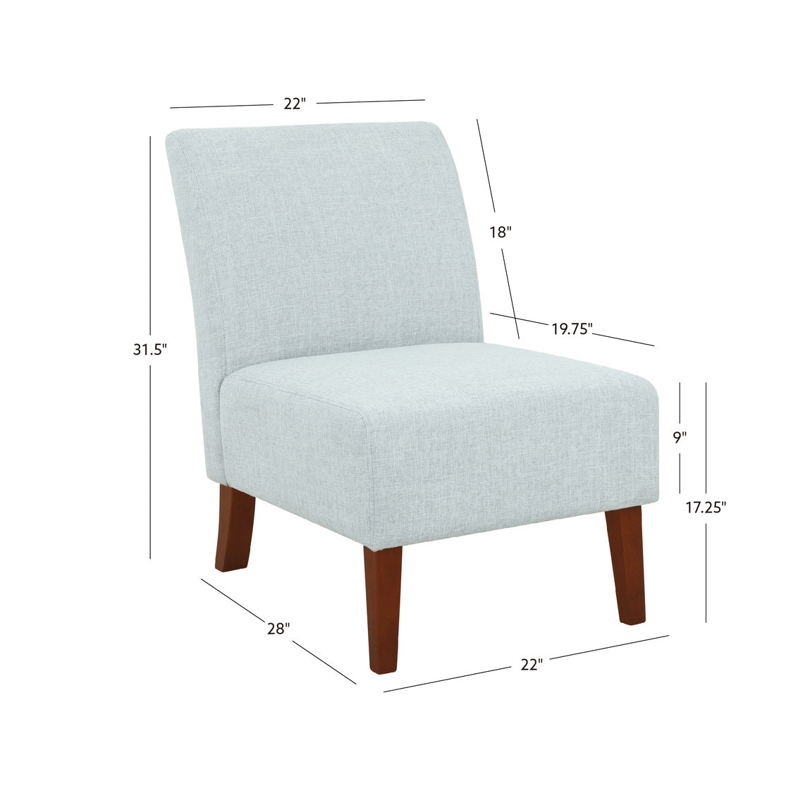 Lily Gray Kid Chair