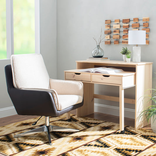 Rudy Natural Extendable Console Desk