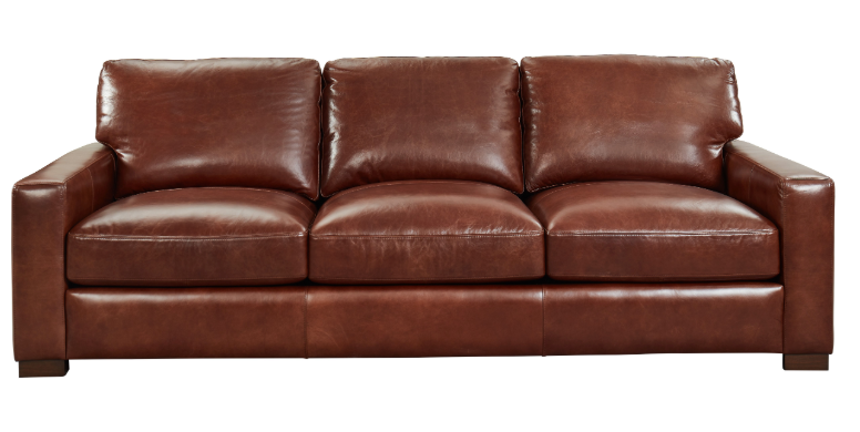 WEEKLY or MONTHLY. Grand Randy Leather Couch and Loveseat