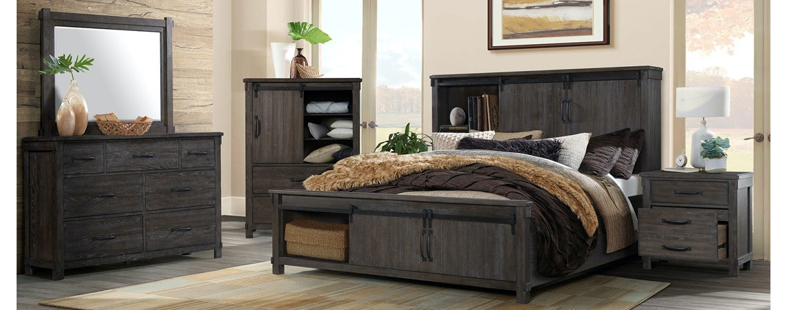 WEEKLY or MONTHLY. Scotty Chocolate QUEEN Storage Bedroom