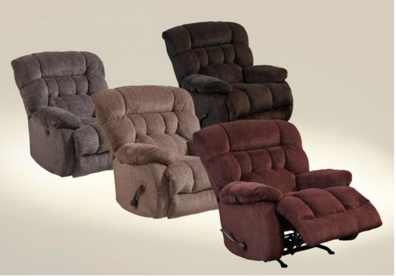 WEEKLY or MONTHLY. Daly's Comfort Cobblestone Swivel Glider Recliner