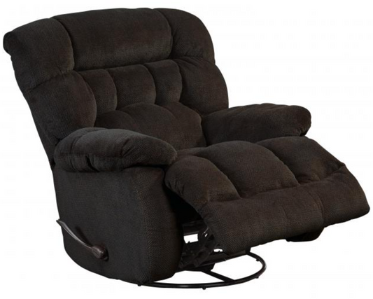 WEEKLY or MONTHLY. Daly's Comfort Chocolate Swivel Glider Recliner