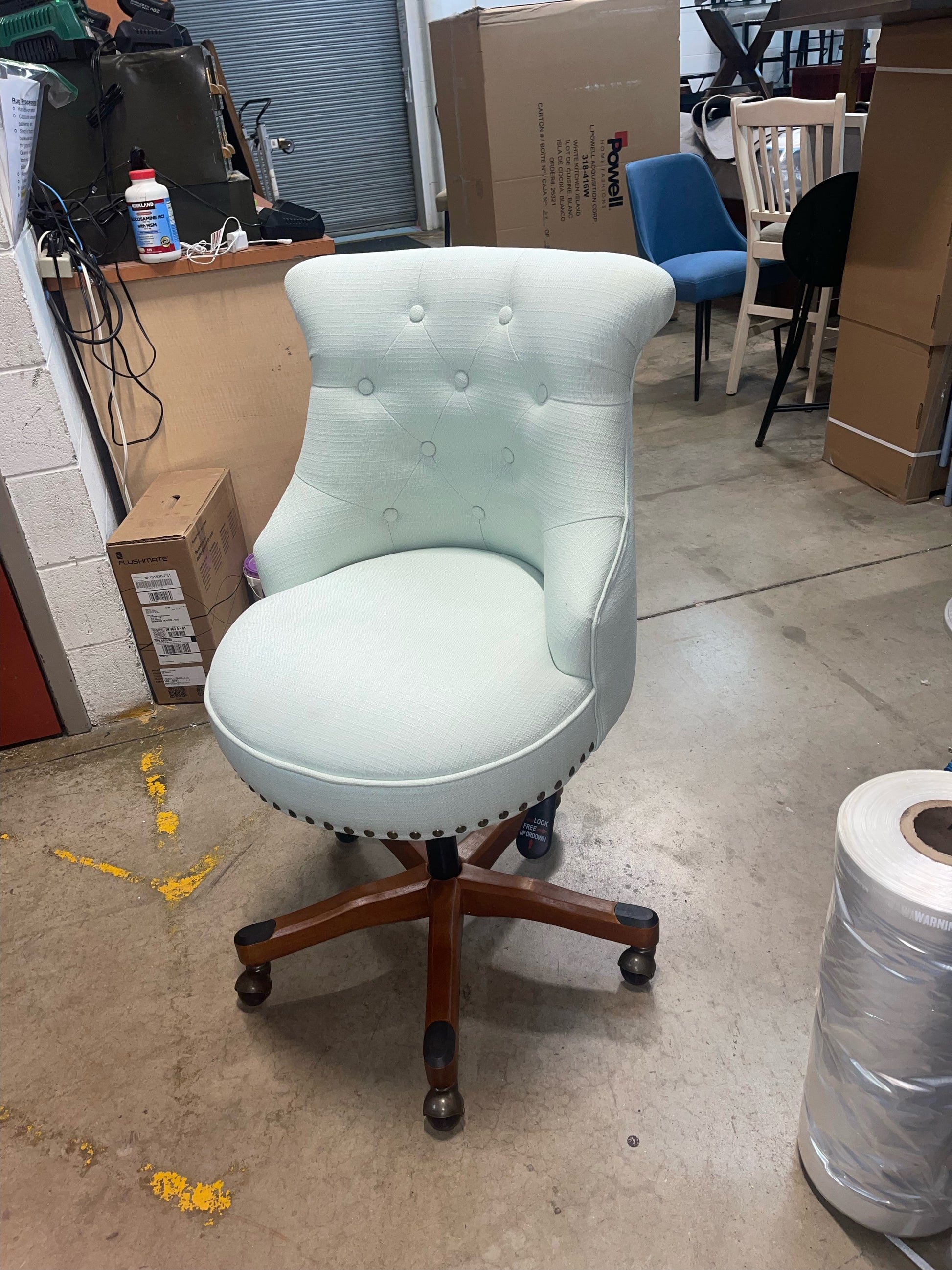Mint green office chair Clearance