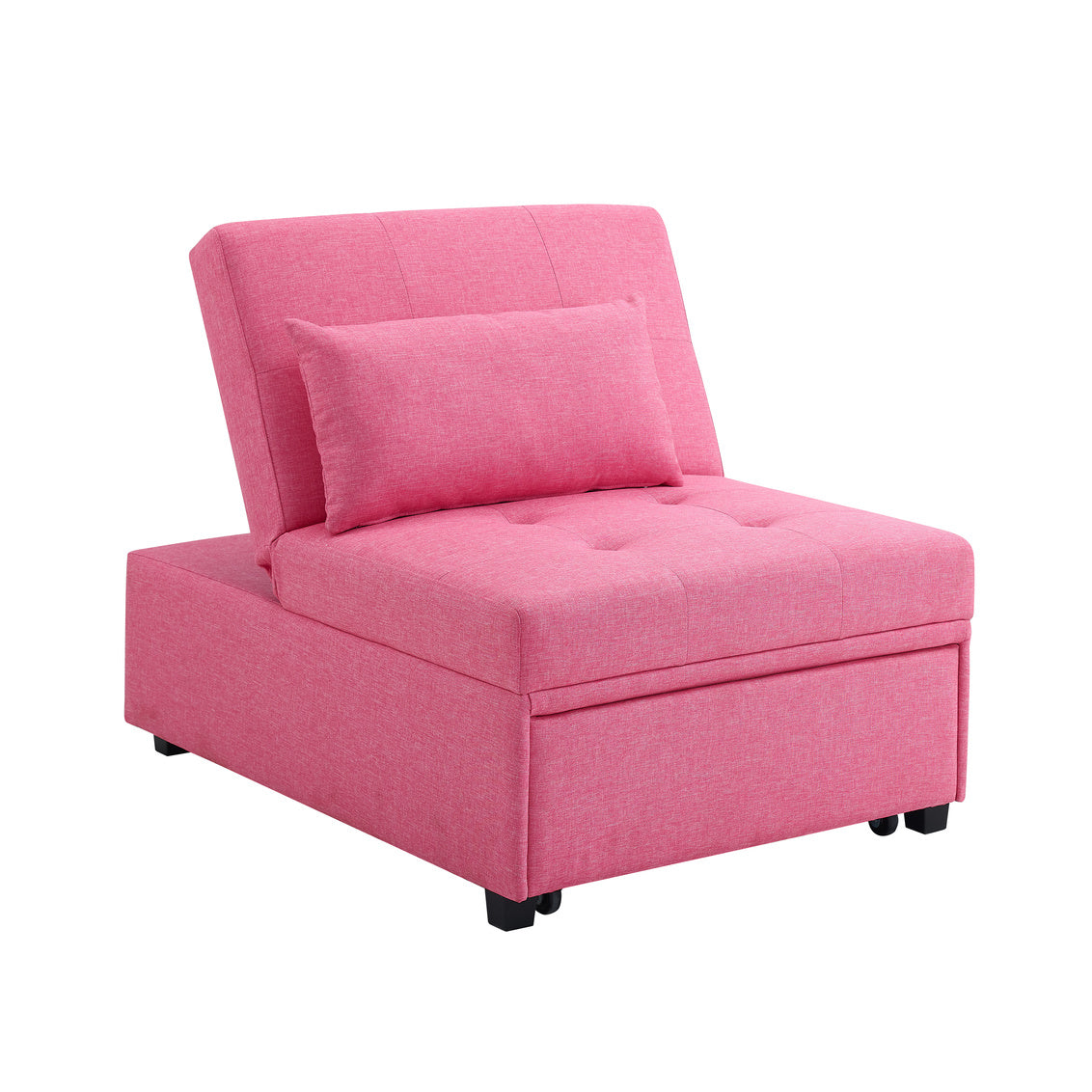 Pink convertible chair new arrivals