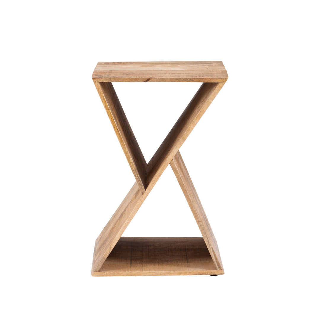 Titus Triangle Natural End/Side Table