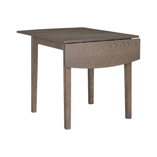 Torino Gray Square Drop Leaf Dining Table