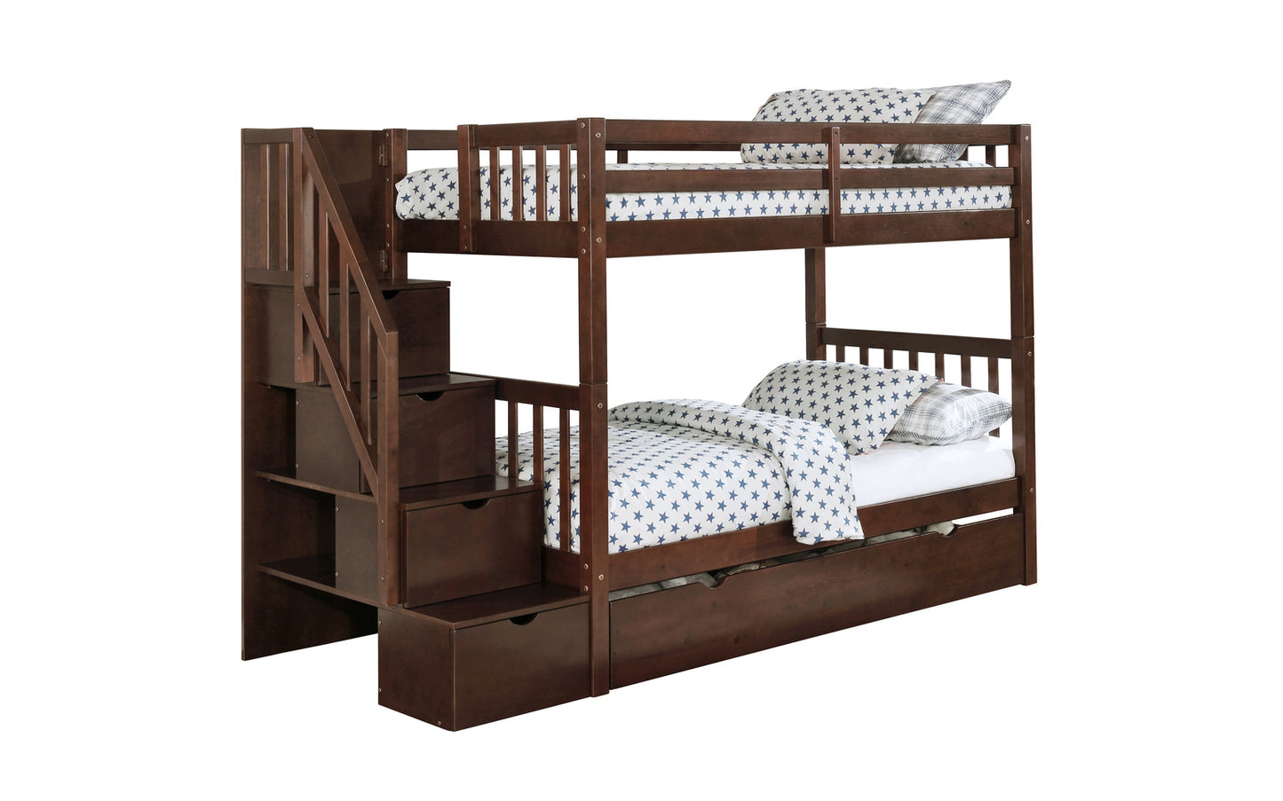 WEEKLY or MONTHLY. Alicia Brown Twin over Twin Safety Stair Bunk
