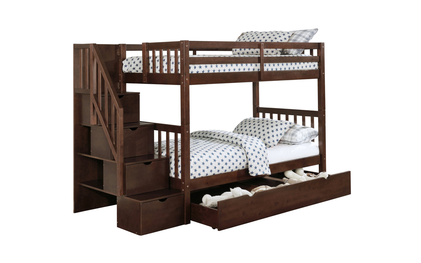 WEEKLY or MONTHLY. Alicia Brown Twin over Twin Safety Stair Bunk
