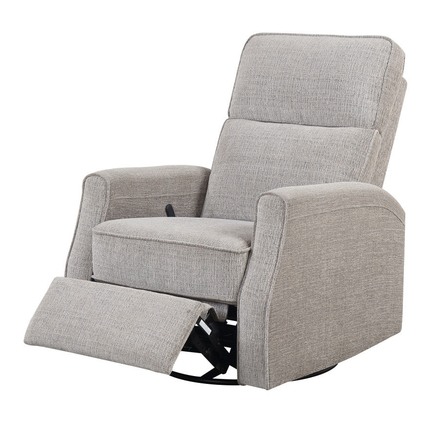 WEEKLY or MONTHLY. Mount Tabor Swivel Glider Recliner in Gray