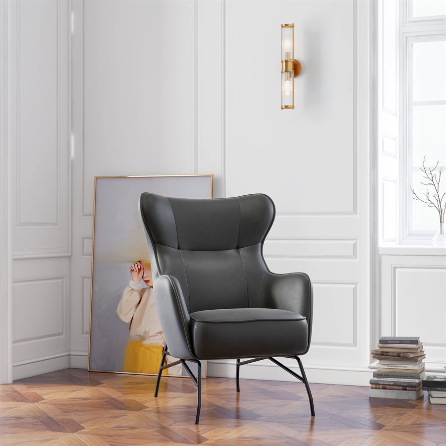 Franky Graham Accent Chair in Saddle