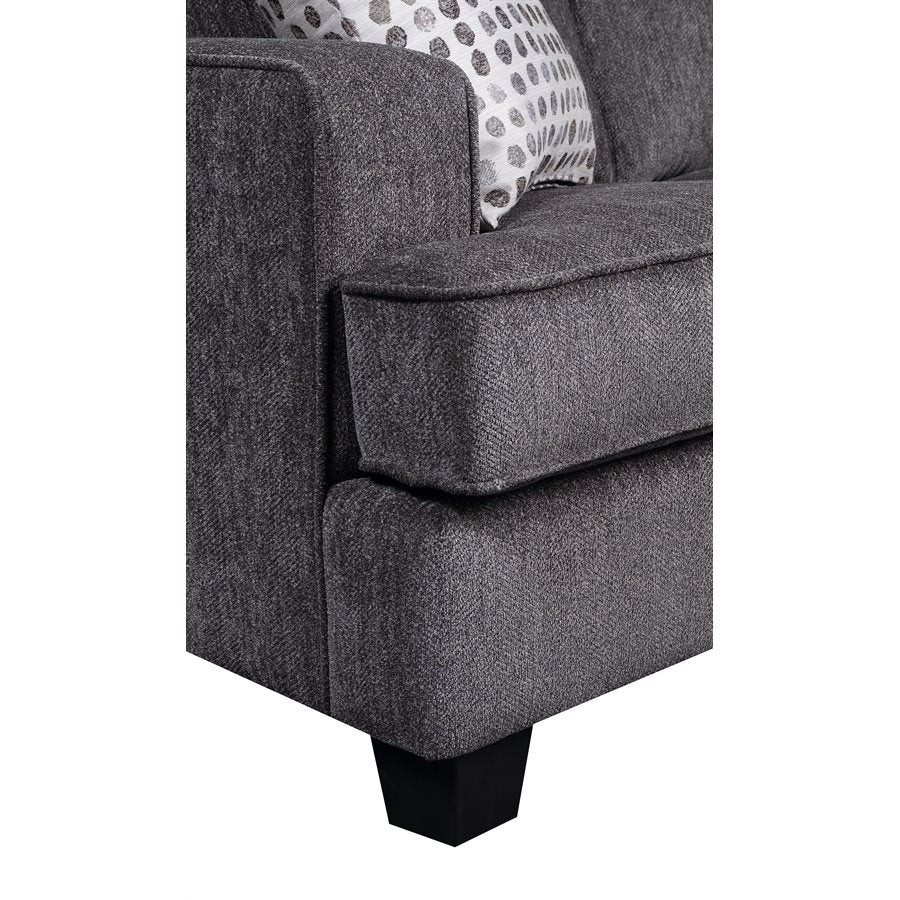 WEEKLY or MONTHLY. Carter Ink Grey Couch and Loveseat