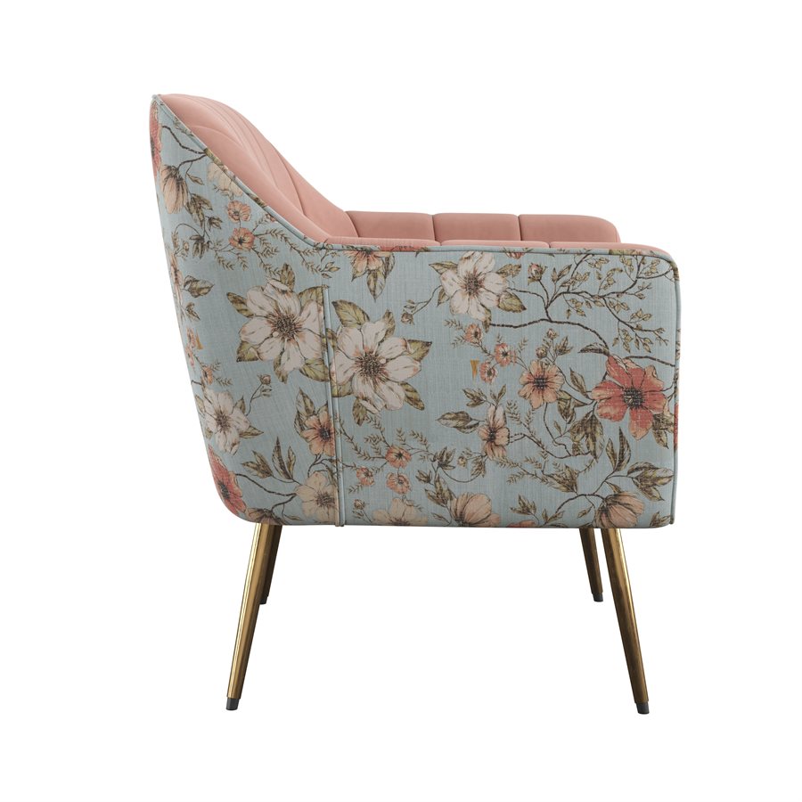 Pink accent on sale chair uk