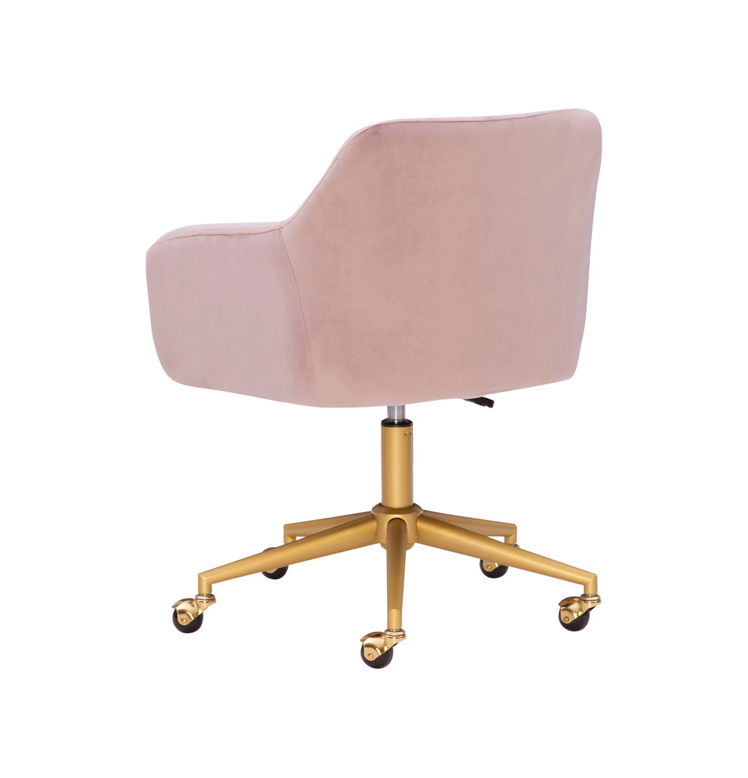 Vance Quilted Pink Office Chair