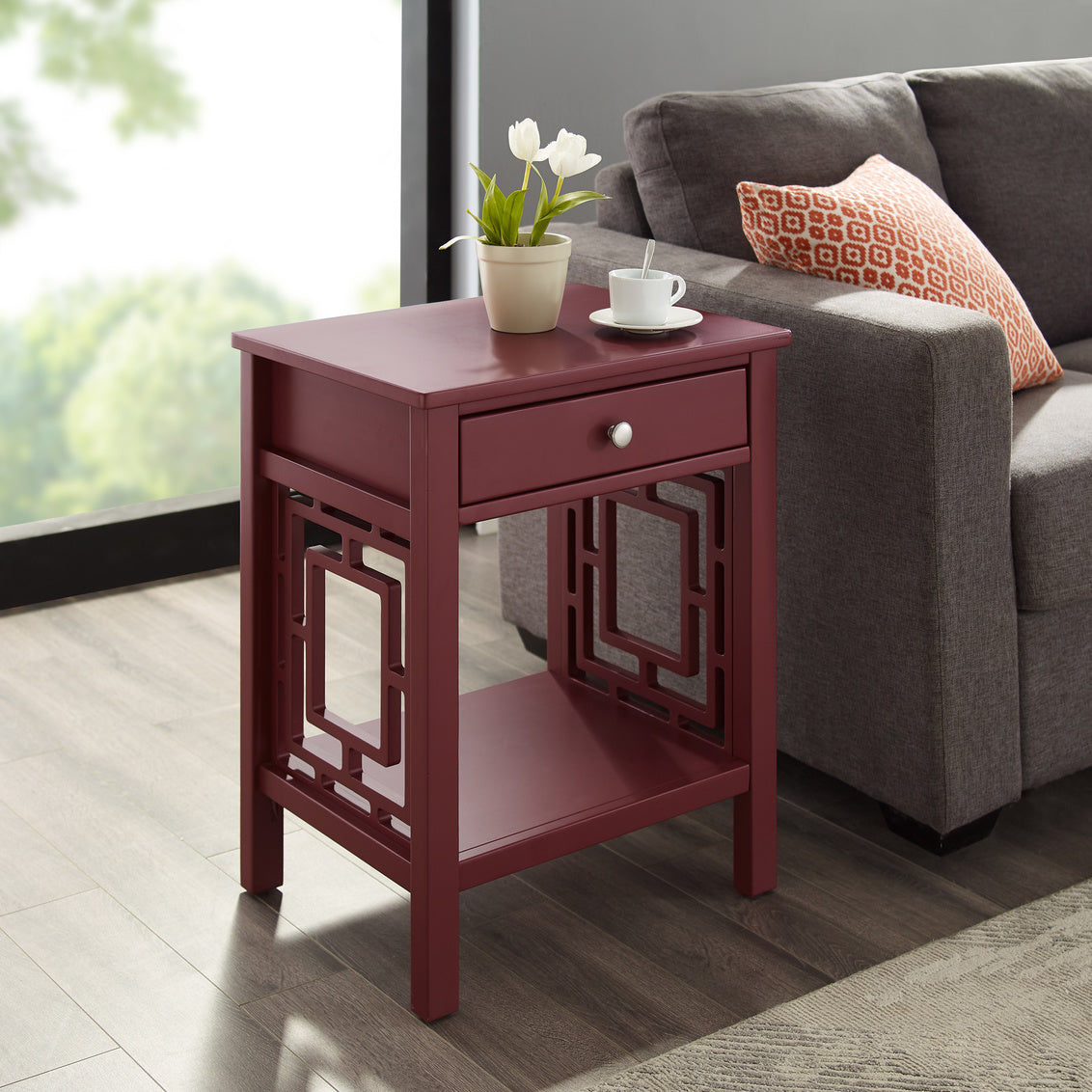 WEEKLY or MONTHLY. Willie Merlot Console Table & End Table