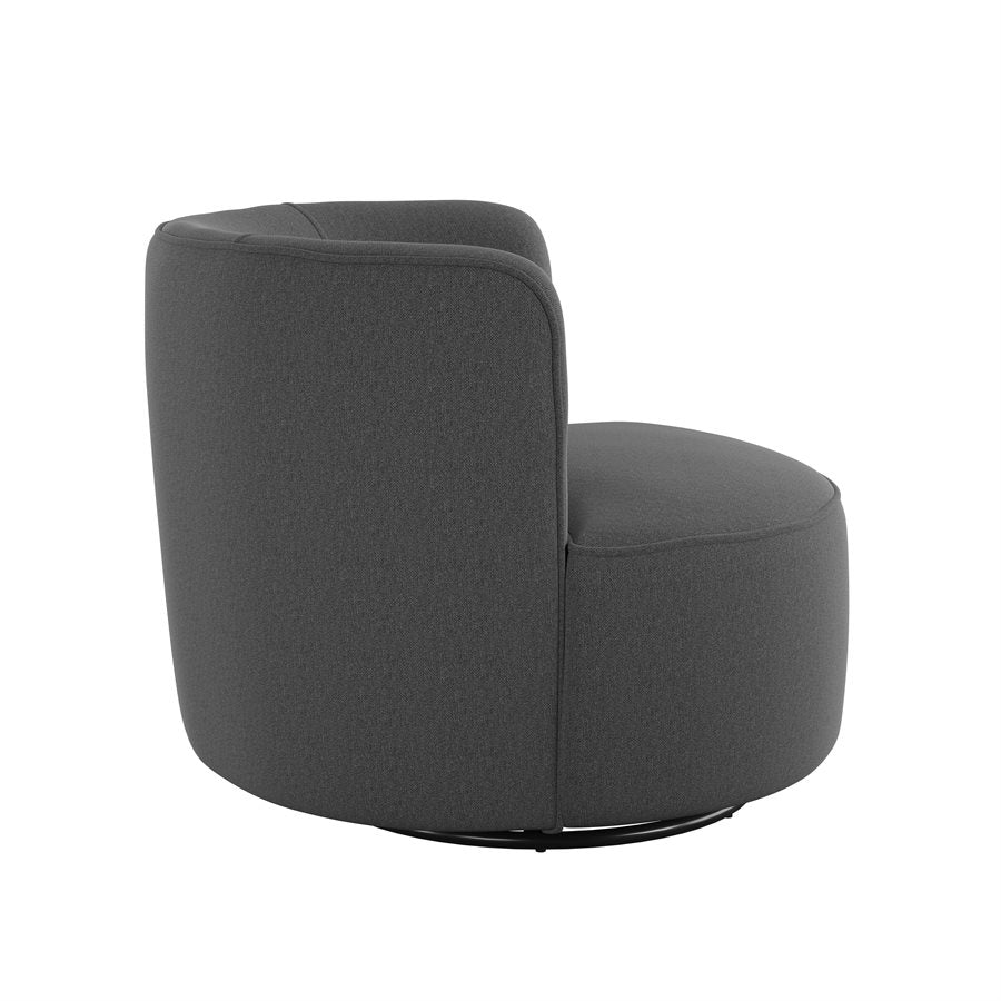 WEEKLY or MONTHLY. Benzley Graphite Swivel Barrel Chair