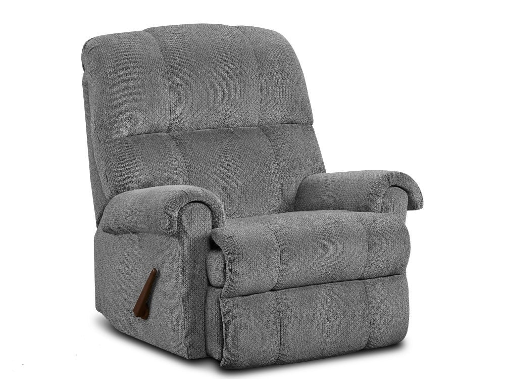 Navy blue rocker online recliner