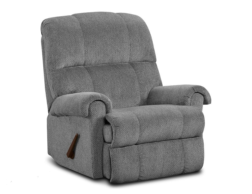 WEEKLY or MONTHLY. Kennedy Navy Blue Chaise Rocker Recliner