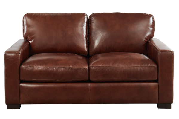 WEEKLY or MONTHLY. Grand Randy Leather Couch and Loveseat